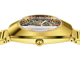 Rado DiaStar Original 38mm Pattern Dial Yellow Gold PVD Men's Watch R12161653
