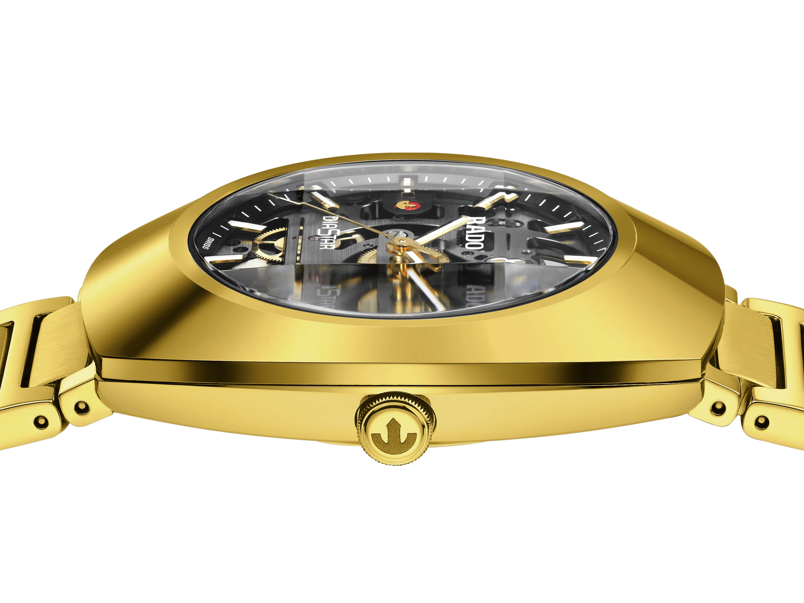 RADO DiaStar Original Skeleton Yellow Gold Men s Watch R12164153 Yellow Gold