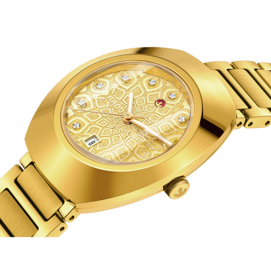 RADO DiaStar Original 30mm Automatic Yellow Dial Women's Watch R12171633