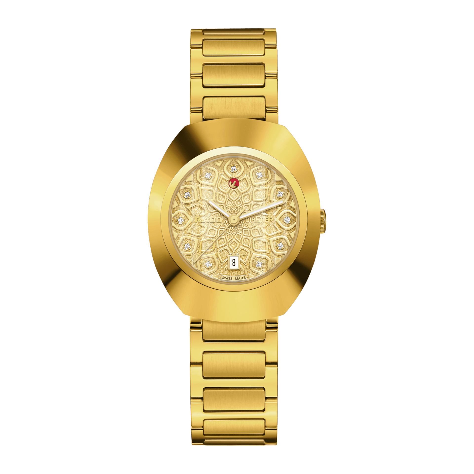 RADO DiaStar Original 30mm Automatic Yellow Dial Women's Watch