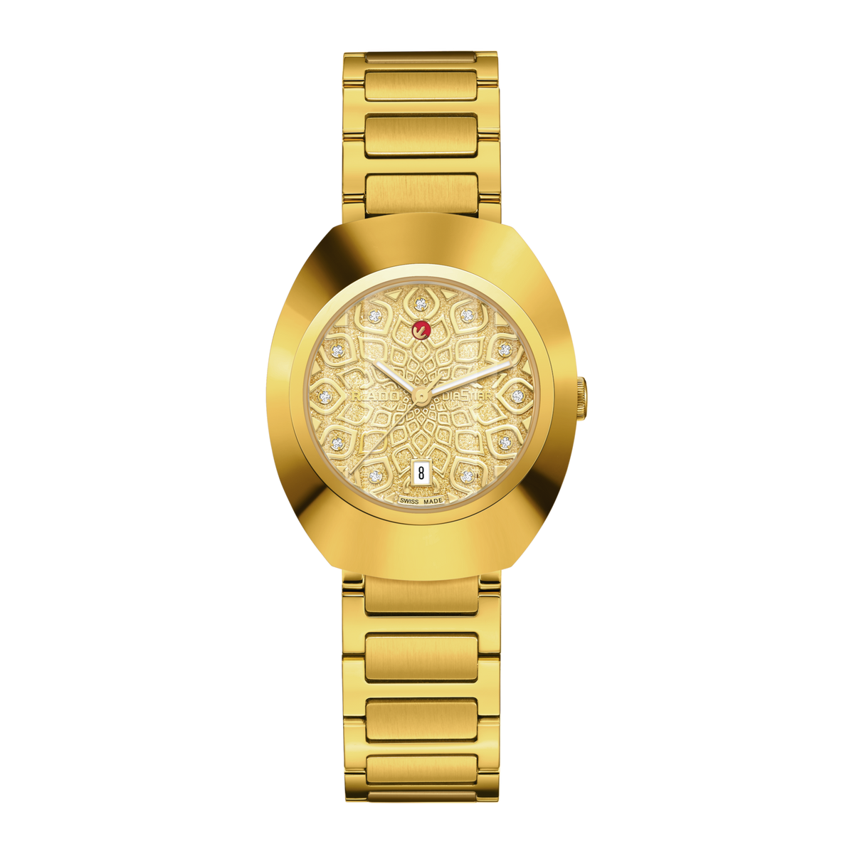 RADO DiaStar Original 30mm Automatic Yellow Dial Women's Watch R12171633