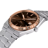 Tissot PRX Gold 40mm Graded Brown-Black Dial Men's Watch T9314074129100