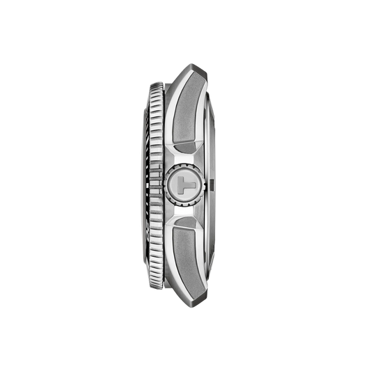 Tissot Seastar 2000 Powermatic 80 44mm Grey Dial Men's Watch T1209071105100