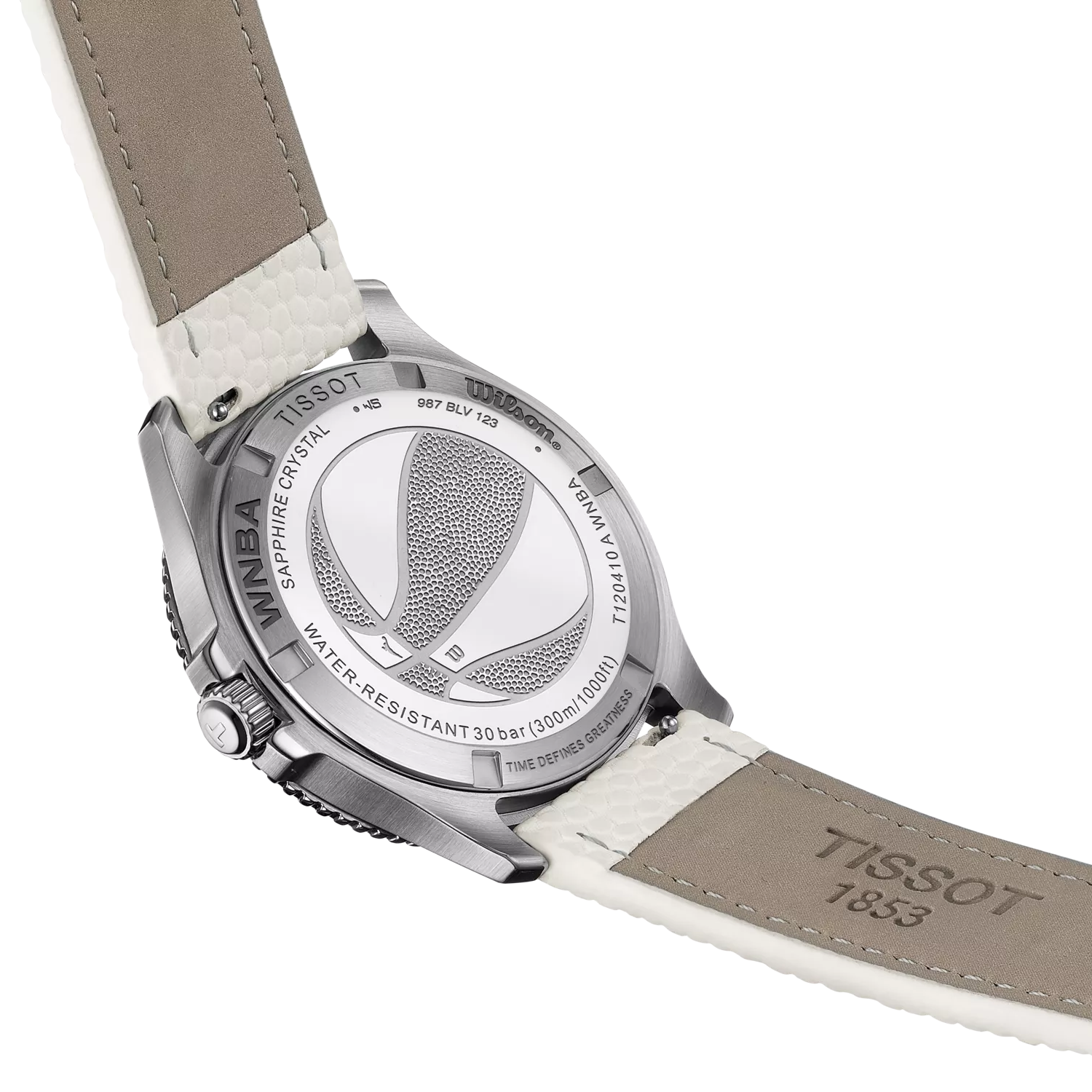 Tissot Seastar Wilson WNBA 40mm White Dial Men's Watch T1204101701100