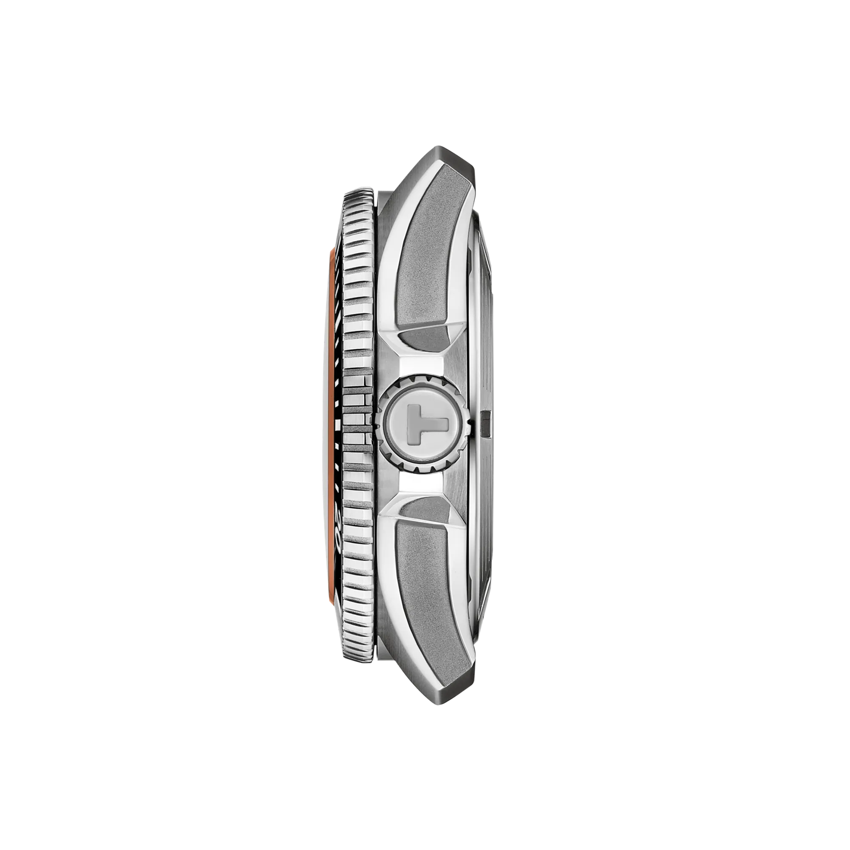 Tissot Seastar 2000 Powermatic 80 44mm Orange Dial Men's Watch T1209071728100
