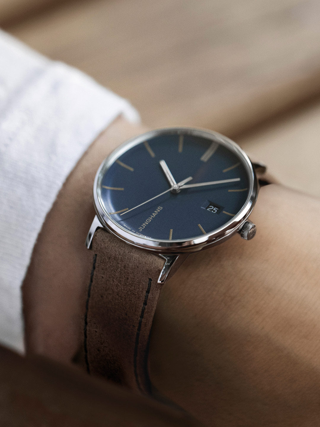 Junghans FORM Damen 34.1mm Blue Dial Women's Watch 47/4255.00