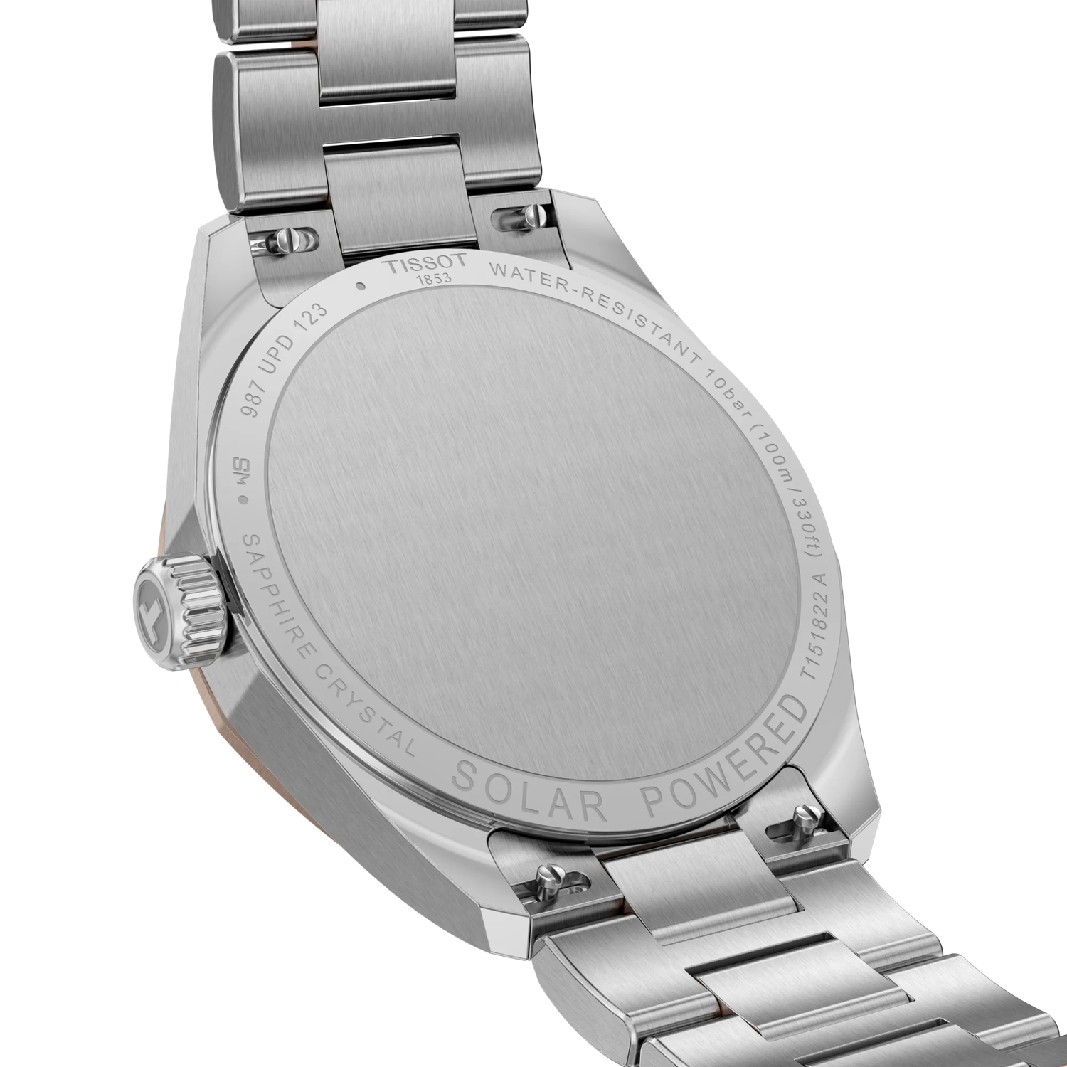 Tissot PRC 100 Solar 34mm White Mother of Pearl Dial Women's Watch T1518222211100