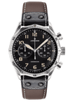 Junghans Pilot Chronoscope 43.3mm Black Dial Men's Watch 27/3591.00