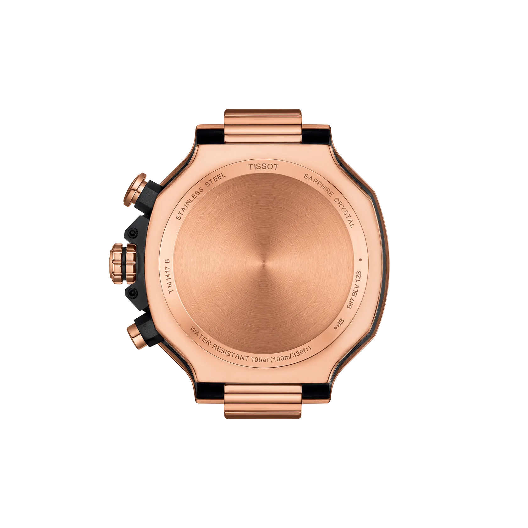 Tissot T-Race 45mm Quartz Chronograph Black Dial Men's Watch T1414173705100