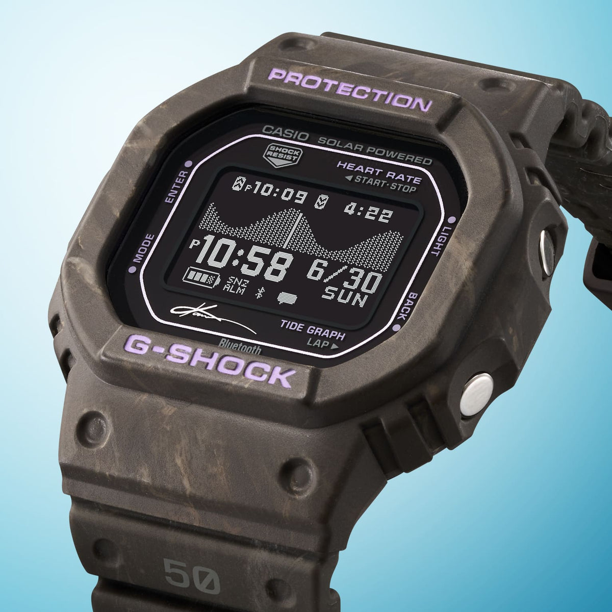 G-Shock G-LIDE Kanoa Igarashi 44.5mm Black Dial Men's Watch GBXH5600KI-5