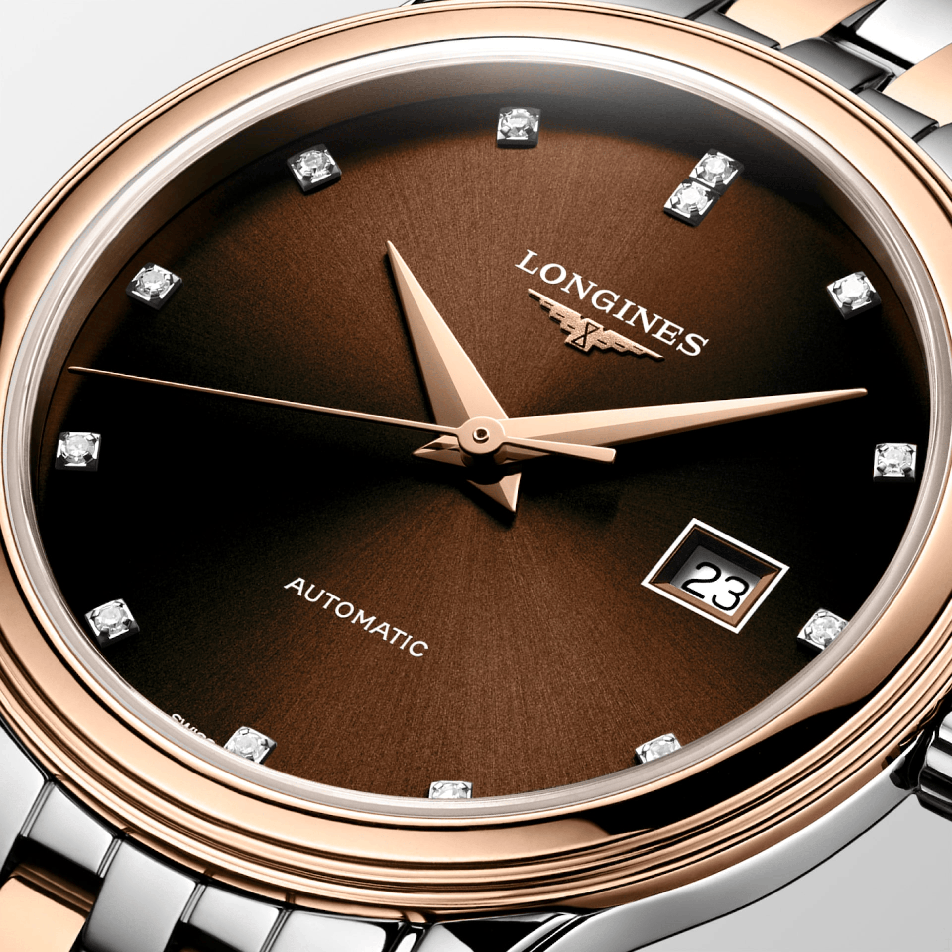 Longines Flagship Classic 30mm Sunray Brown Dial Women's Watch L43743087