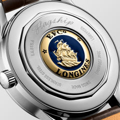 Longines Flagship Heritage 38.5mm Moonphase Brown Men's Watch L48154622