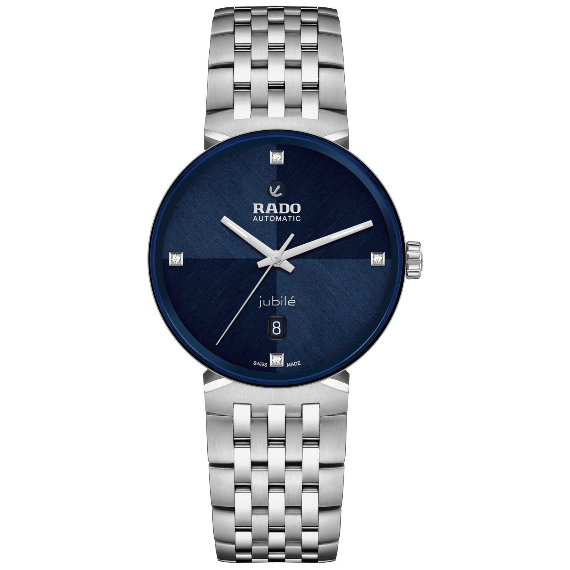 ホ*》様 m402 RADO FLORENCE ラドー クオーツ腕時計 動作未確 RADO Florence Automatic 39mm Blue Dial Men's Watch R48903733