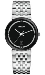 RADO Florence 38mm Black Dial Stainless Steel Men's Watch R48912163