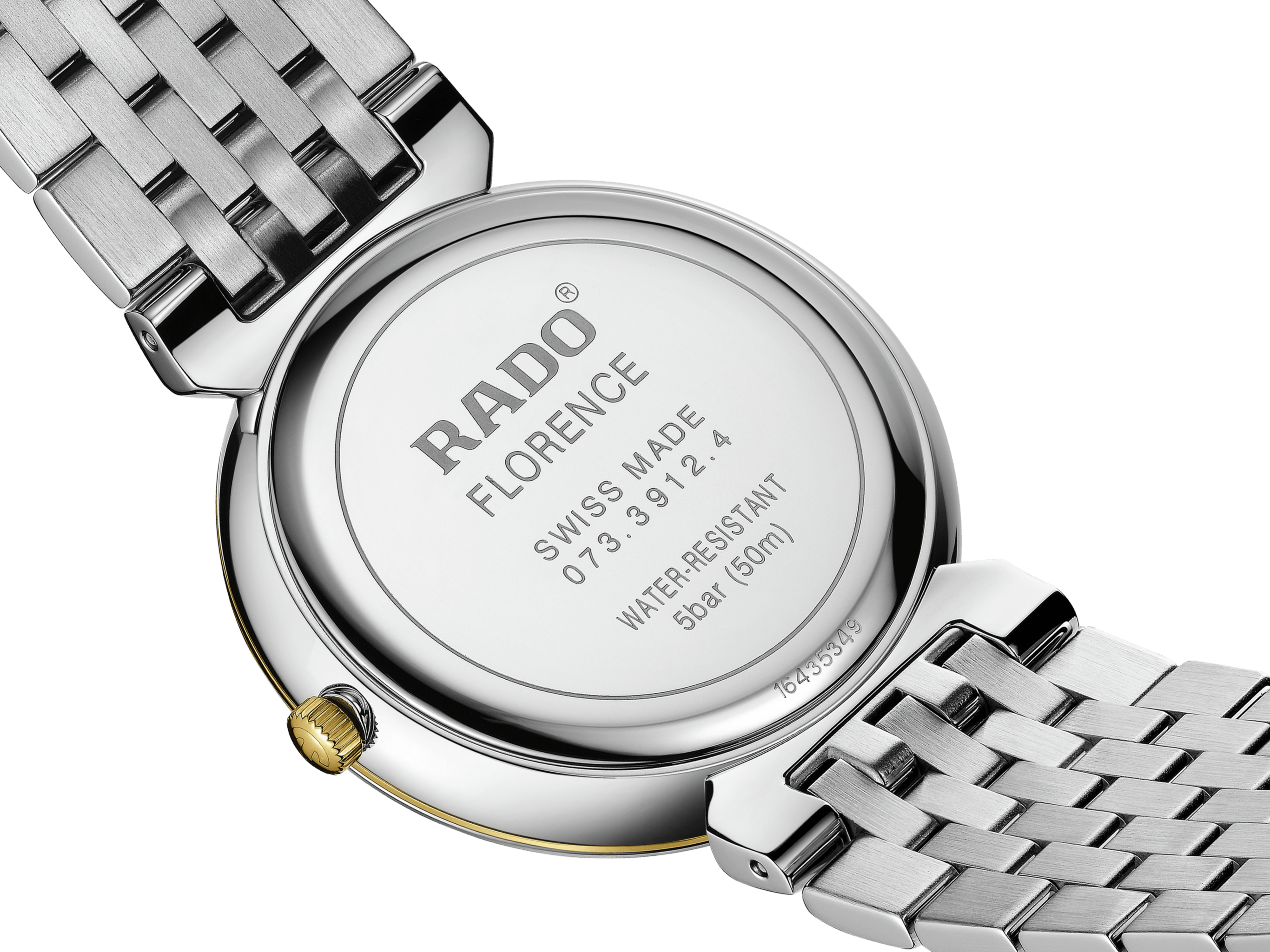 RADO Florence Classic 12 Diamonds 38mm Gold-Silver Men's Watch R48912743