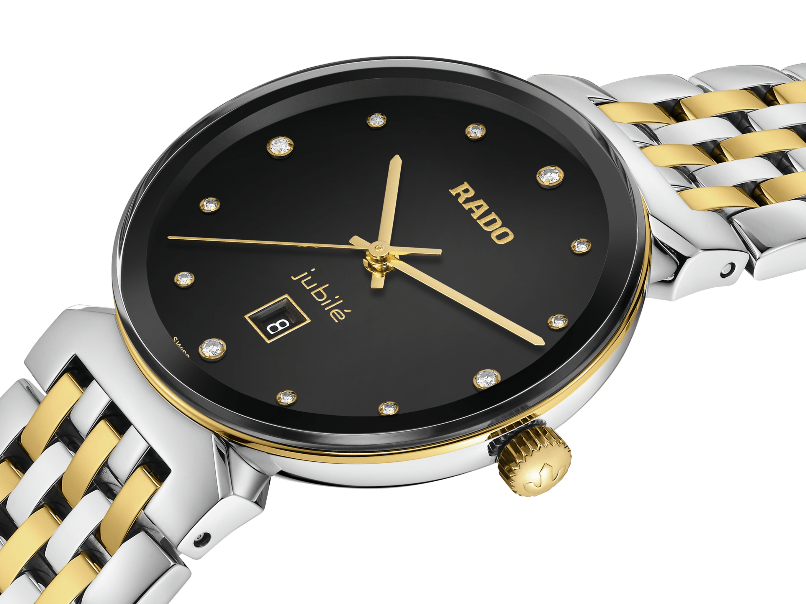 RADO Florence Classic 12 Diamonds 30mm Gold-Silver Women's Watch R48913743