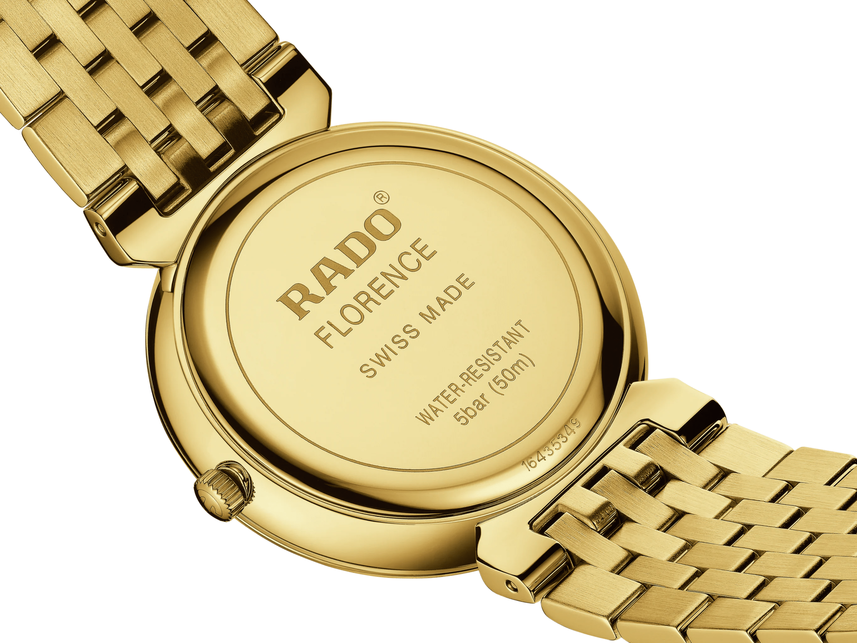 RADO Florence Diamonds 38mm Yellow Gold PVD Men's Watch R48914713