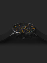 Junghans FORM A Chronoscope English Date 42mm Black Dial Men's Watch 27/4372.03