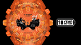 G-Shock Analog-Digital GA-V01 Series 58.2mm Bright Orange-Digital Dial Men's Watch GAV01SKE-4A