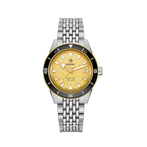 Rado Captain Cook Automatic 39mm Gold Dial Men's Watch R32223258