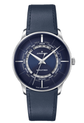Junghans Meister Worldtimer 40.4mm Blue Dial Men's Watch 27/3010.01