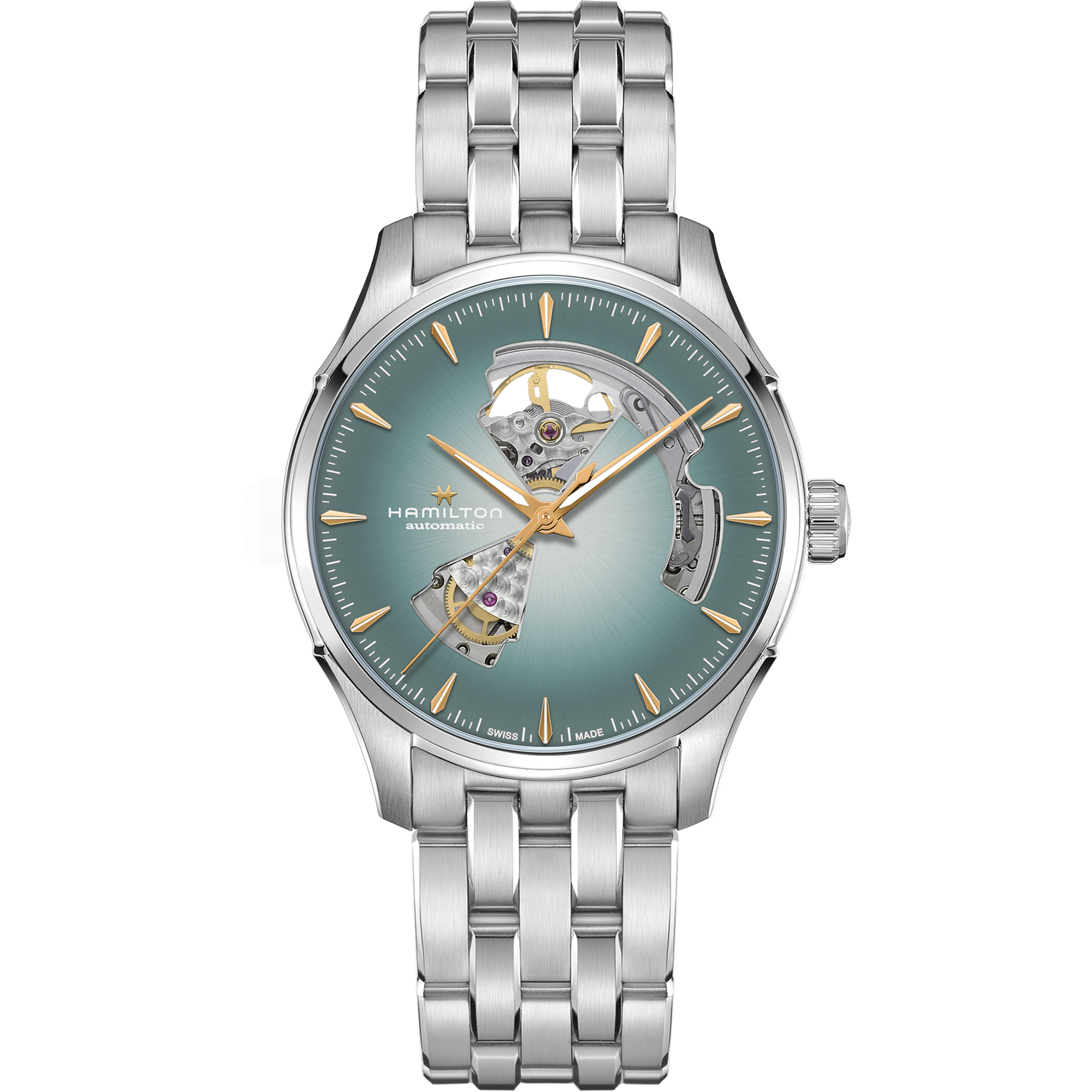 Hamilton Jazzmaster Open Heart Auto 40mm Blue Dial Men's Watch H32675141