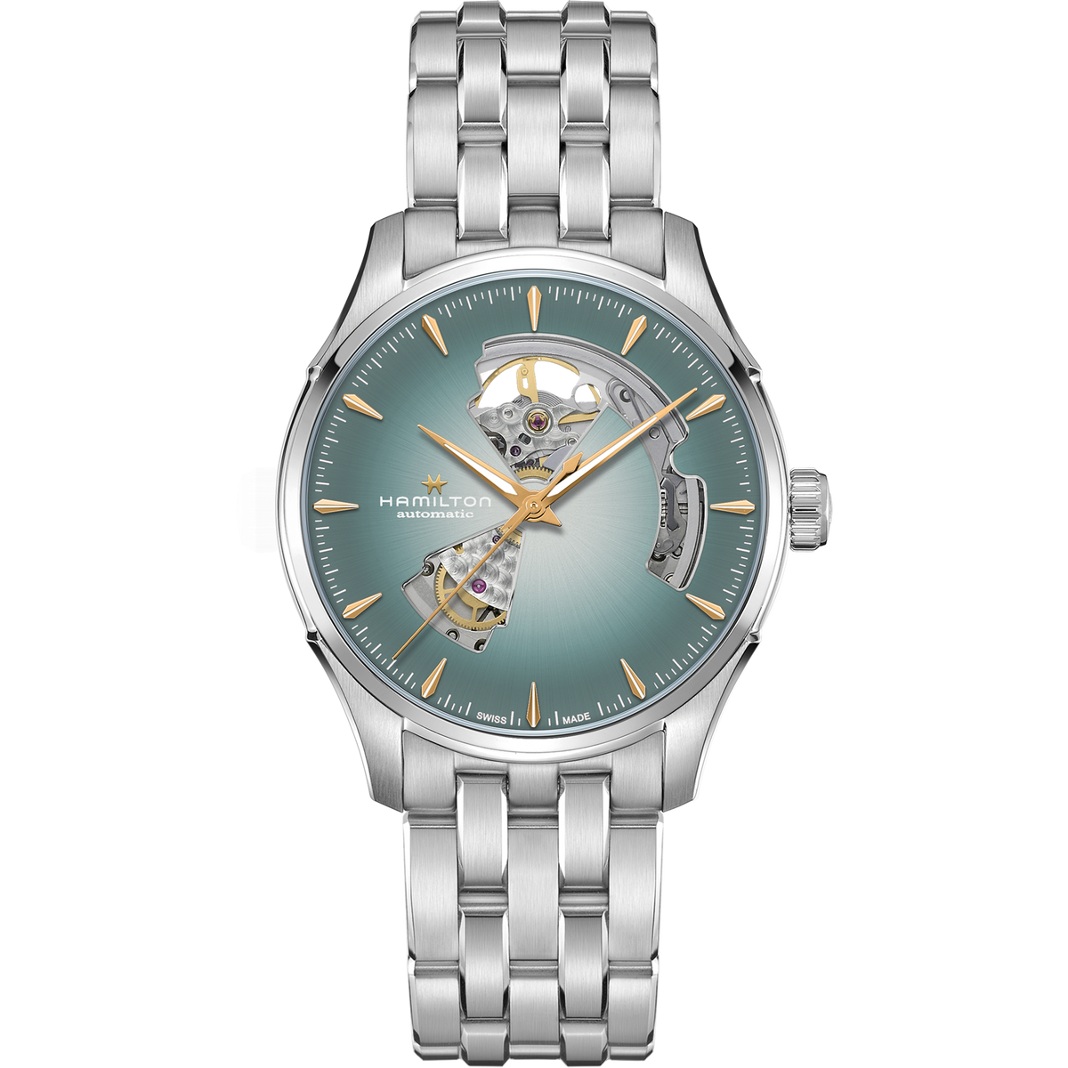 Hamilton Jazzmaster Open Heart Auto 40mm Blue Dial Men's Watch H32675141