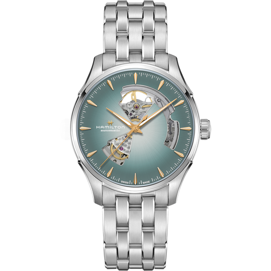 Hamilton Jazzmaster Open Heart Auto 40mm Blue Dial Men's Watch H32675141