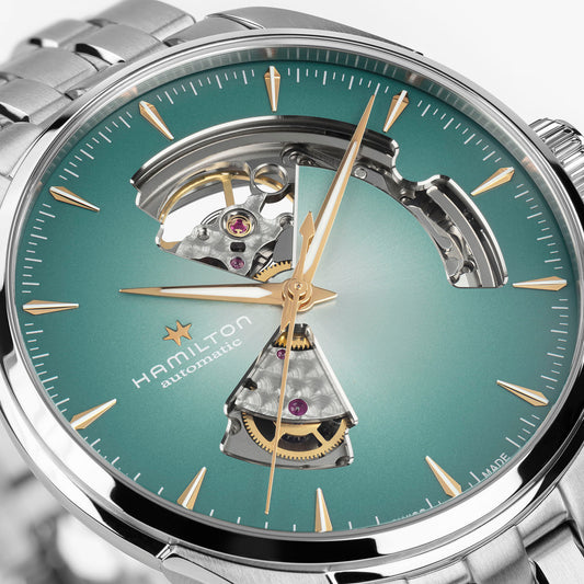 Hamilton Jazzmaster Open Heart Auto 40mm Blue Dial Men's Watch H32675141