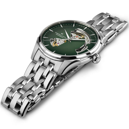 Hamilton Jazzmaster Open Heart 40mm Green Dial Men's Watch H32675160