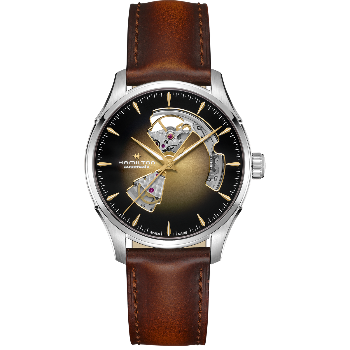 Hamilton Jazzmaster Open Heart Auto 40mm Champagne Dial Men's Watch H32675501