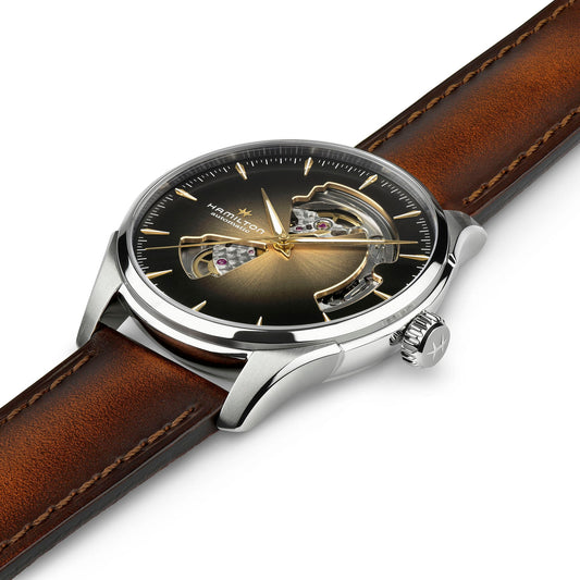 Hamilton Jazzmaster Open Heart Auto 40mm Champagne Dial Men's Watch H32675501