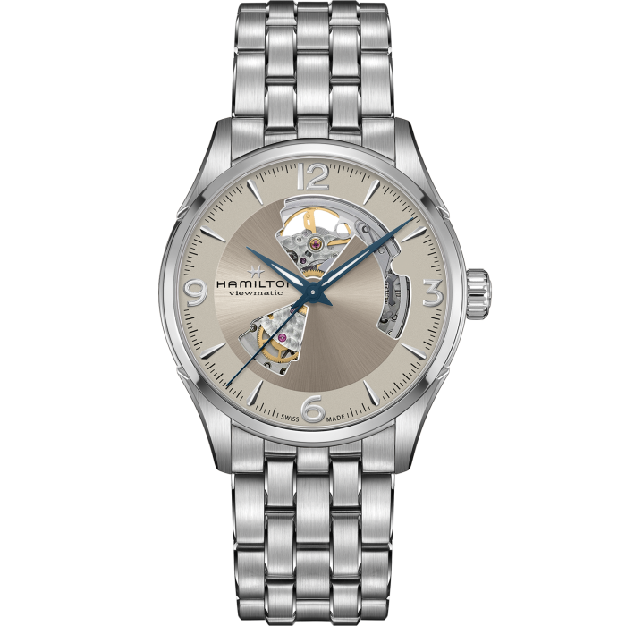 Hamilton Jazzmaster Open Heart Auto 42mm Beige Dial Men's Watch H32705121