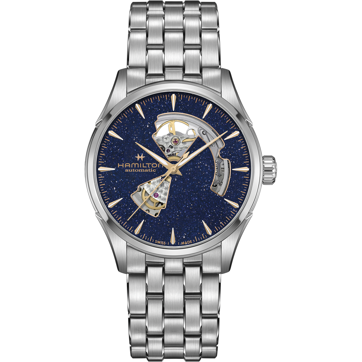 Hamilton Jazzmaster Open Heart Auto 42mm Blue Dial Men's Watch H32705140