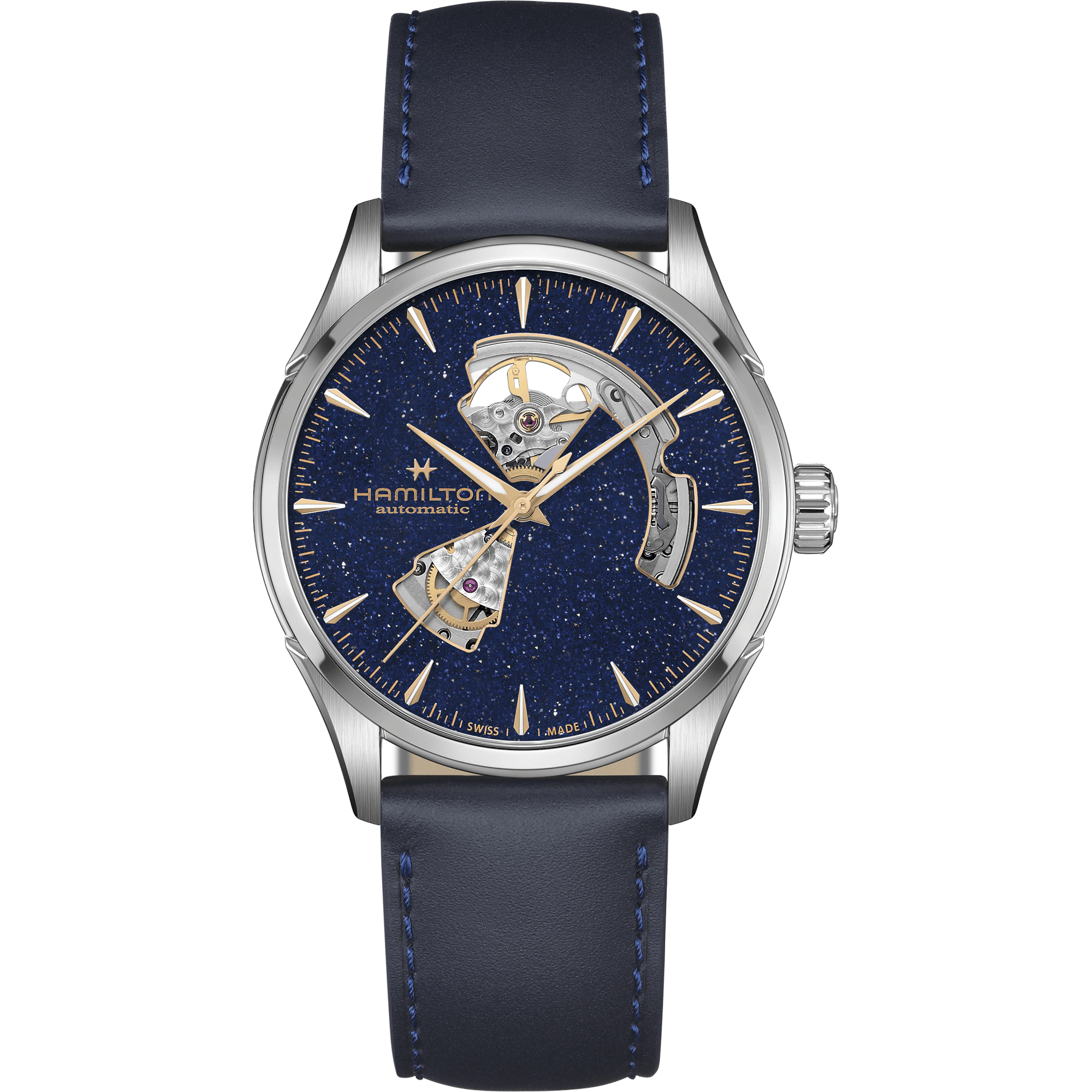Hamilton Jazzmaster Open Heart Auto 42mm Blue Aventurine Dial Men's Watch H32705640