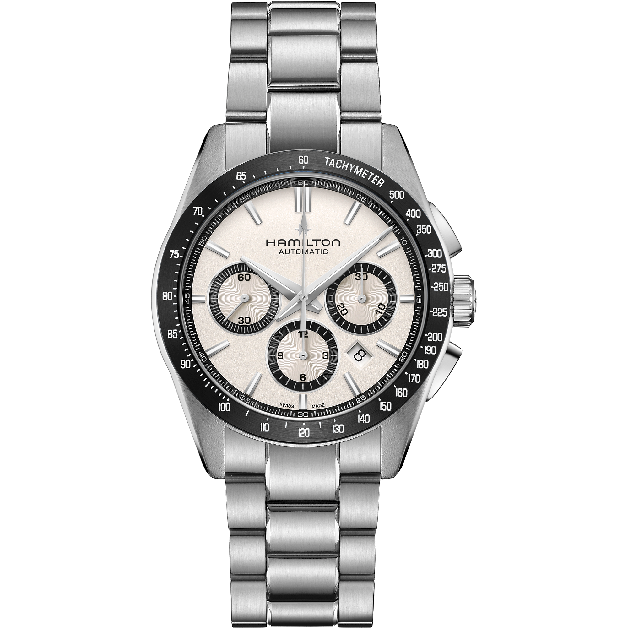 Hamilton Jazzmaster Performer Auto Chrono 42mm White Dial Men's Watch H36606110