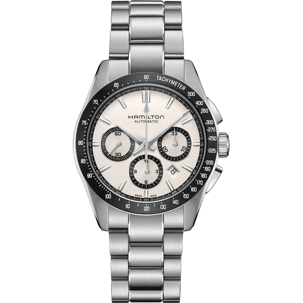 Hamilton Jazzmaster Performer Auto Chrono 42mm White Dial Men's Watch H36606110