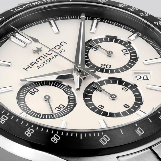 Hamilton Jazzmaster Performer Auto Chrono 42mm White Dial Men's Watch H36606110