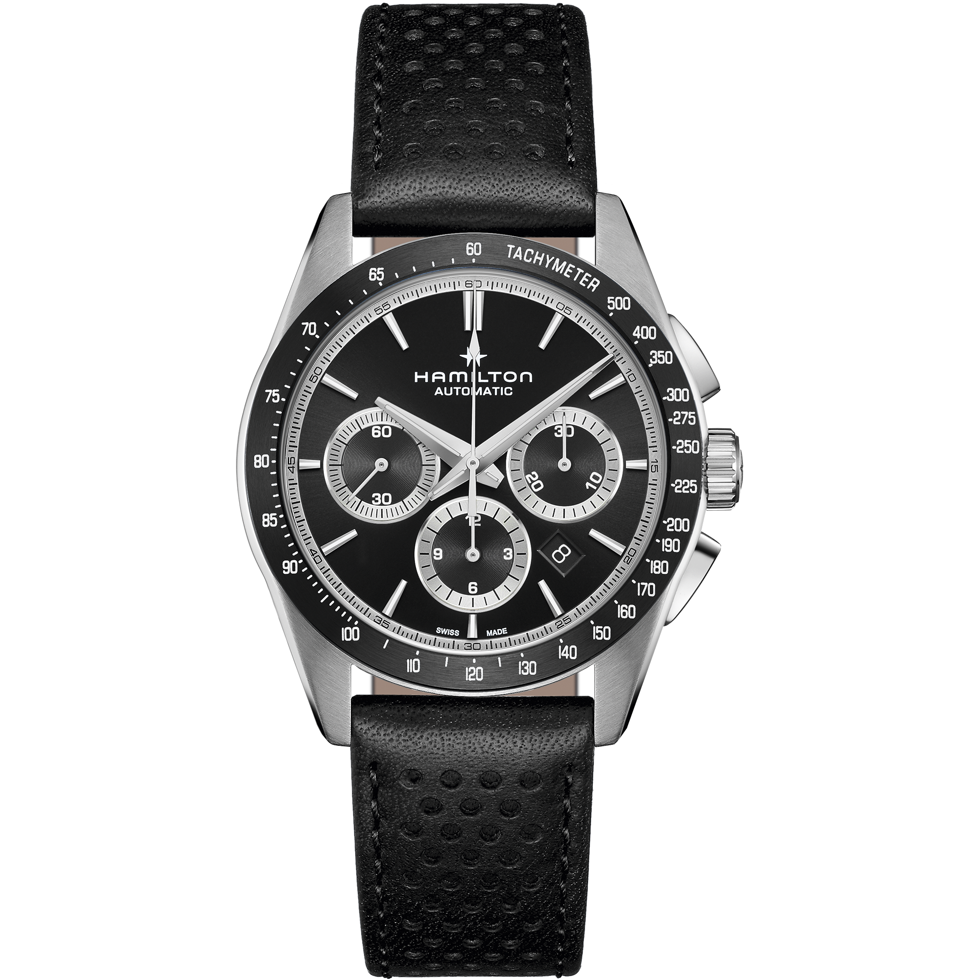 Hamilton Jazzmaster Performer Auto Chrono 42mm Black Dial Men's Watch H36606730