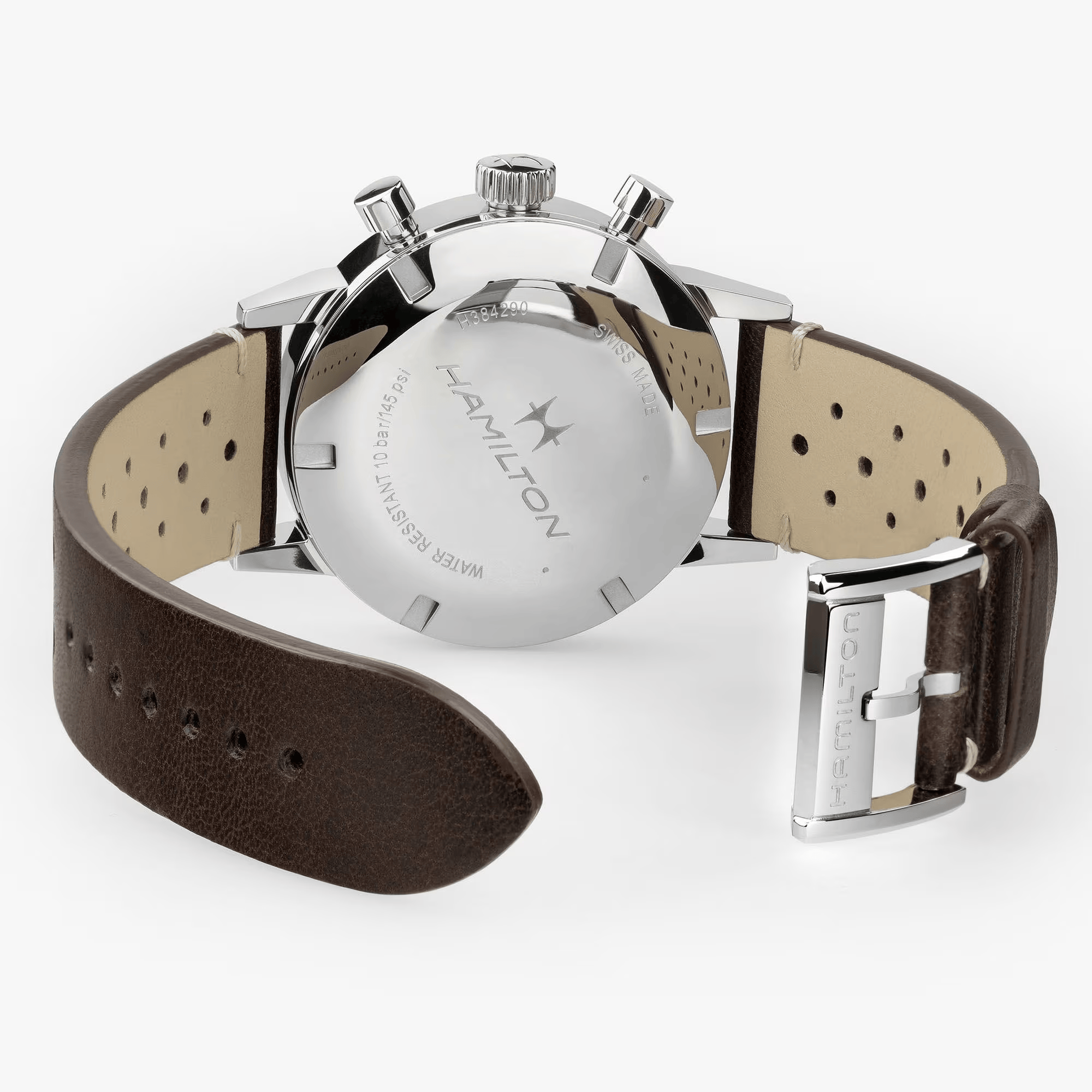 Hamilton American Classic Intra-Matic Chronograph H 40mm Brown Dial Men's Watch H38429591