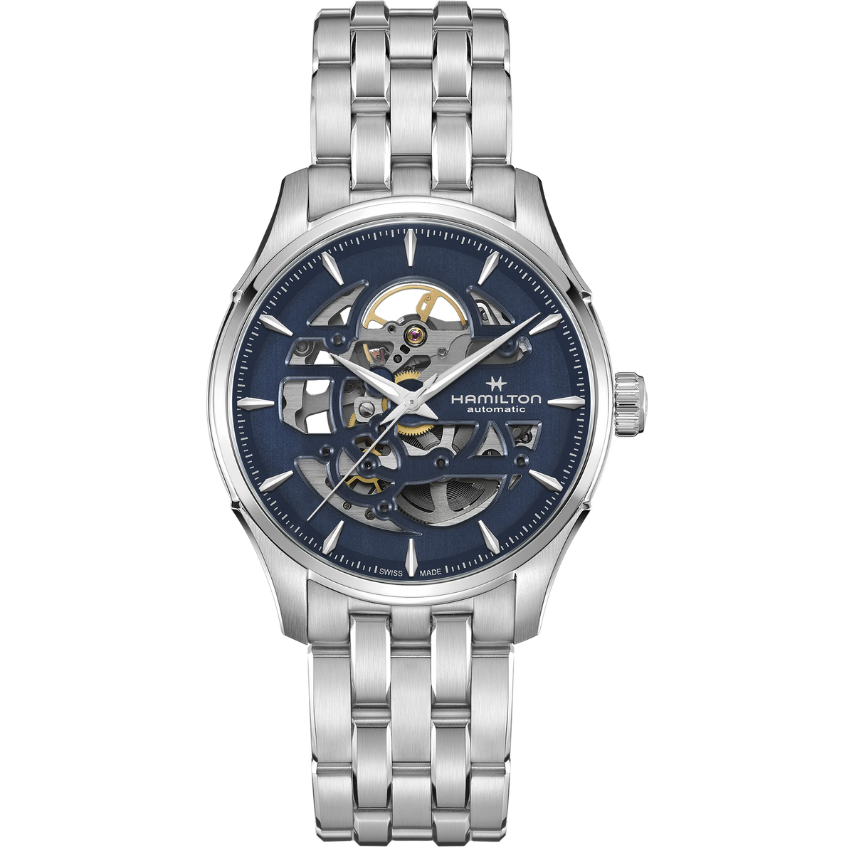Hamilton Jazzmaster Skeleton Auto 40mm Blue Dial Men's Watch H42535141