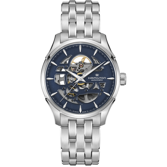 Hamilton Jazzmaster Skeleton Auto 40mm Blue Dial Men's Watch H42535141