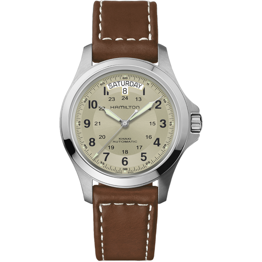 Hamilton Khaki Field King Auto 40mm Beige Dial Men's Watch H64455523