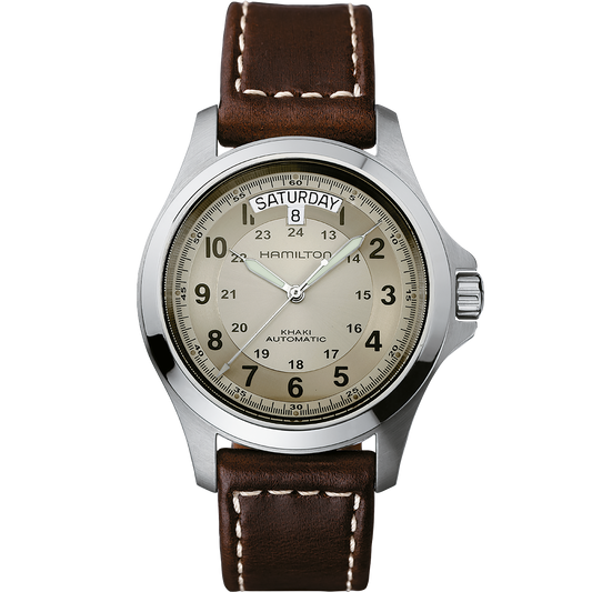 Hamilton Khaki Field King Auto 40mm Beige Dial Men's Watch H64455523
