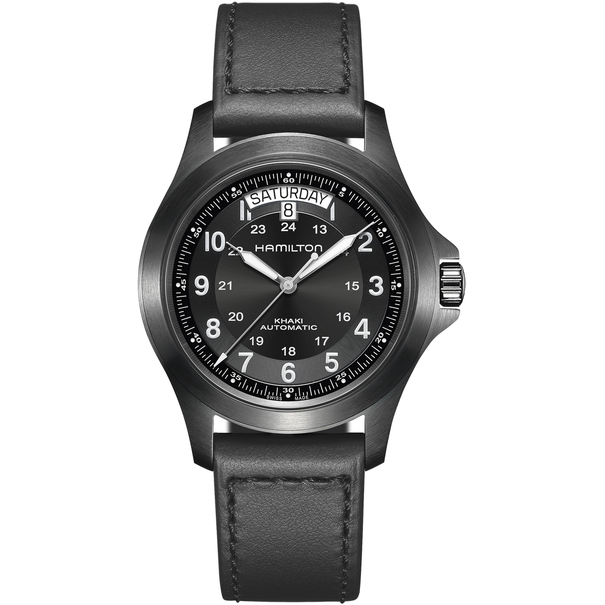 Hamilton Khaki Field King Auto 40mm Black Dial Men's Watch H64465733