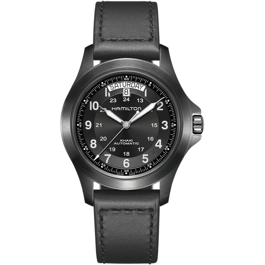 Hamilton Khaki Field King Auto 40mm Black Dial Men's Watch H64465733