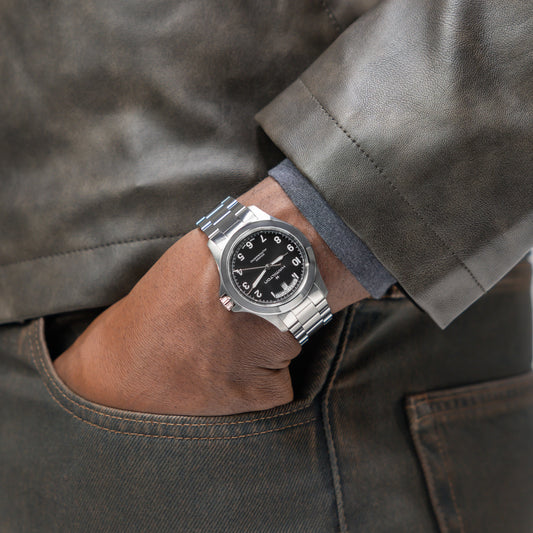 Hamilton Khaki Field King Day-Date 40mm Black Dial Men's Watch H64475131