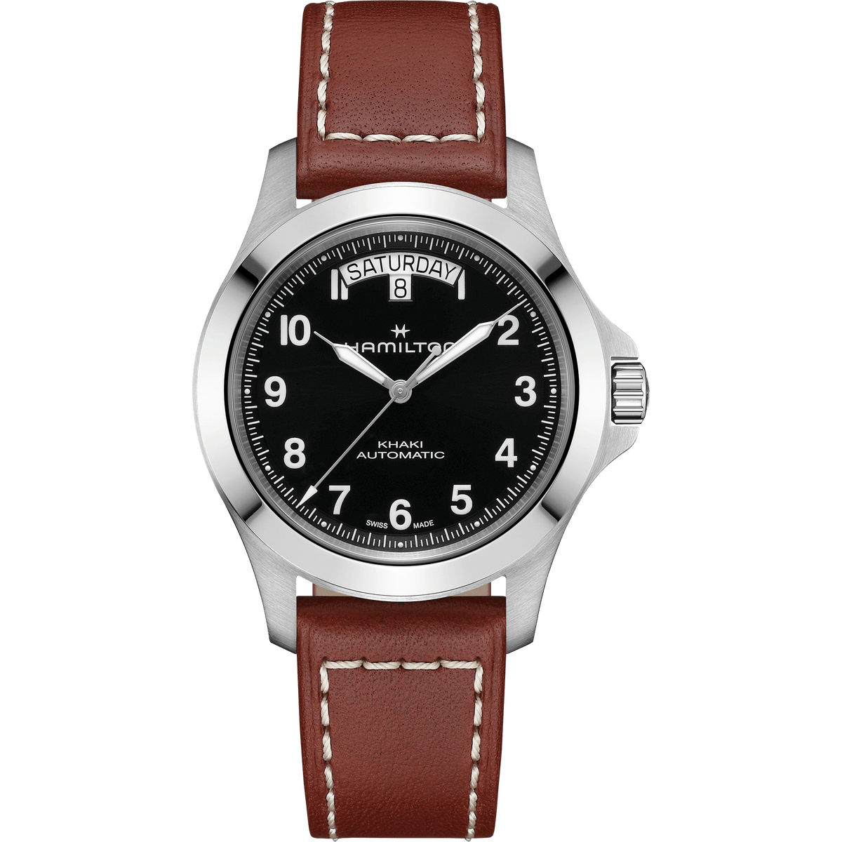 Hamilton Khaki Field King Day-Date 40mm Black Dial Men's Watch H64475531