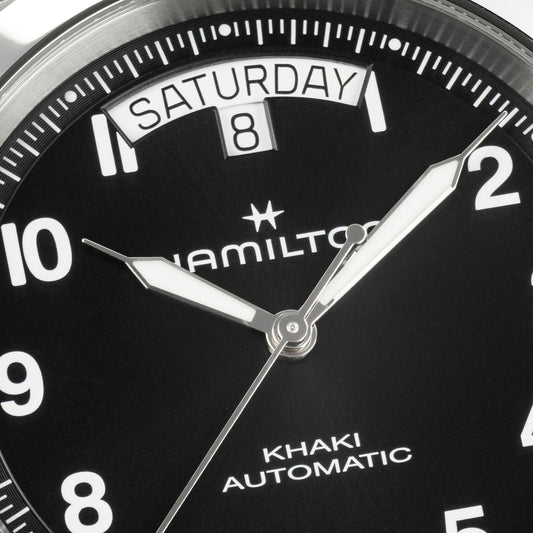 Hamilton Khaki Field King Day-Date 40mm Black Dial Men's Watch H64475531