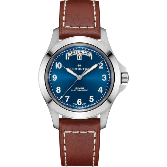 Hamilton Khaki Field King Day-Date 40mm Blue Dial Men's Watch H64475540